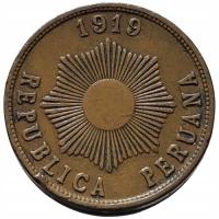 44653. Peru - 1 centavo - 1919r.