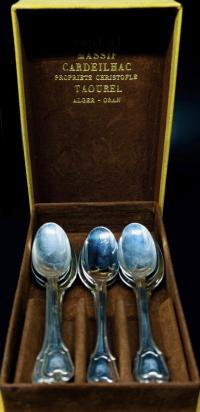 Серебряные ложки для эспрессо CARDEILHAC CHRISTOFLE XIX в.