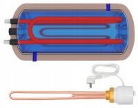 Комплект водонагревателя для горячей воды с двойным змеевиком 80 л нагреватель 2 кВт