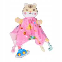 PCHANY KOC BEZPIECZEŃSTWA ZWIERZĄT MIĘKKA PLUSZOWA KRESKÓWKA ŚLICZNA YB