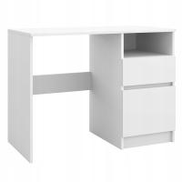 Белый компьютерный стол молодежный журнальный столик ящик 100 см