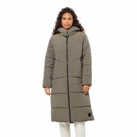 Damski płaszcz ocieplany Jack Wolfskin KAROLINGER LONG COAT