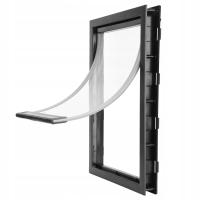 PVC Pet Door Magness Automatyczne drzwi zamykające Bothway Security 2W