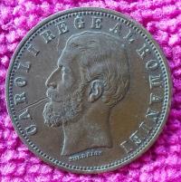 Rumunia 1883 rok - 5 bani / Aw8