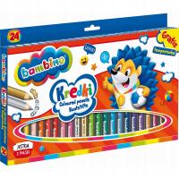 Kredki ołówkowe BAMBINO 24 kol. St.Majewski