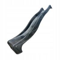 Zjeżdżalnia 2,5m JEDYNA W POLSCE kolor GRAFITOWA CZERŃ