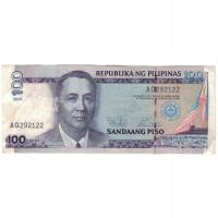 Banknot, Filipiny, 100 Piso, 2012, KM:194f, VF(20-