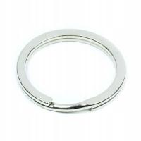 10шт серебро 20 мм плоский брелок кольцо
