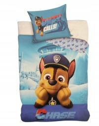Komplet pościeli bawełnianej Psi Patrol 160x200 plus poszewka 70x80