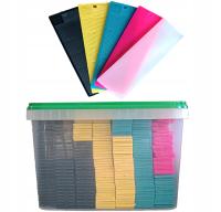 400 szt. Podkładki dystansowe montażowe kliny 32mm 1-5mm w wiaderku