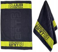 Feeder Bait Ręcznik towel wędkarski 80 x 50cm czarny