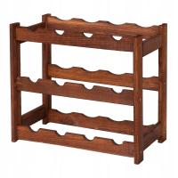 Винный шкаф деревянный стеллаж для хранения 12 бутылок полка