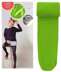 Yoclub детские колготки зеленый микрофибра