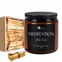 Zestaw Świeca zapachowa Medytacja, Naturalne Kadzidło Palo Santo z Peru 50g