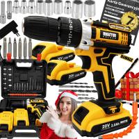 WKRĘTARKA WIERTARKA AKUMULATOROWA BEZSZCZOTKOWA 1200W 2 AKU WIERTŁO DEWALT