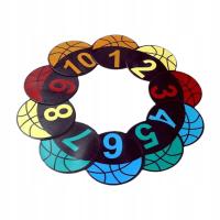 Numerowane znaczniki plamek do koszykówki Sprzęt rekreacyjny Antypoślizgowość 1 do 10