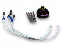 Fiat 500 Cinquecento 1994 Lewa strona elementy układu wtrysku paliwa