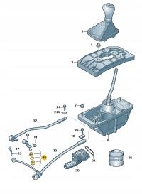 Volkswagen OE 8E0 798 151b комплект для ремонта селектора