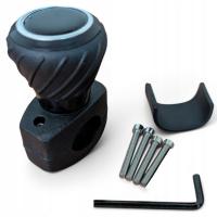 Gałka kierownicy łożyskowana uniwersalna czarna