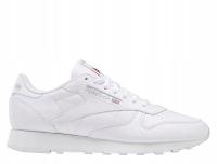 Buty męskie sportowe skórzane Reebok Classic Leather 100008492 białe