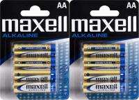 Baterie alkaiczne MAXELL ALKALINE AA LR6 4szt x2