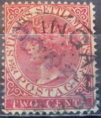 Malaje kolonia brytyjska stary znaczek (9/10