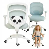 ВРАЩАЮЩЕЕСЯ КРЕСЛО НА КОЛЕСИКАХ, РЕГУЛИРУЕМОЕ, ПАНДА, МЯТА, HX201