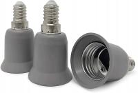 CROWN LED Lamp Socket Adapter - E14 to E27