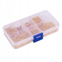 800 Sztuk/pudło Materiały Do Robienia Kolczyków Ustalenia Dokonywania Kolczyków Dla Dorosłych