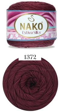 Пряжа NAKO ESTIVA SILKY 100 г/224 м бамбук 1372