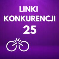 RELINKOWANIE, LINKI KONKURENCJI - 25 LINKÓW | POZYCJONOWANIE, SILNE LINKI