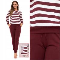 Женская пижама Cornette 635/468 Molly 3 (40) карманы в полоску хлопок