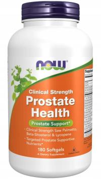 NOW Foods Prostate Health Clinical Strength PROSTATA 180
