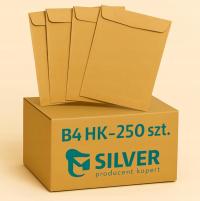 Конверты B4 HK коричневые 250 штук премиум-класса