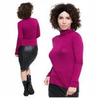 Moraj golf damski fioletowy długi rękaw BD1900-020 poliester