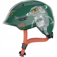 Kask rowerowy dziecięcy Abus Smiley 3.0 Green Robo 50-55cm