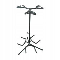 Trzy głowice Gitara Pipa Display Rack Stojak na gitarę Potrójny uchwyt na gitarę do