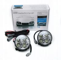 Дневные ходовые огни LED DRL КРУГЛЫЕ МЕТАЛЛ