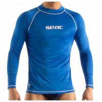 Мужская УФ-футболка rashguard SEAC t-SUN Blue с длинным рукавом