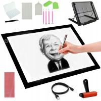Доска для рисования доска для рисования калька A4 светодиодный графический планшет подарок