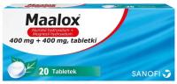 Maalox nadkwaśność zgaga 400 mg 20 tabletek