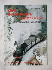 DER EISENBAHN KURIER 6/75 parowóz kolej