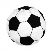 Piniata urodzinowa PIŁKA NOŻNA piłkarska do rozbijania + GRATISY XXL 90 CM