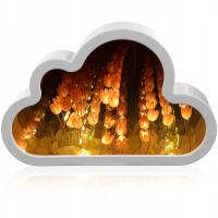 PRZYŁÓŻKOWA LAMPA KWIATOWA DO SYPIALNI