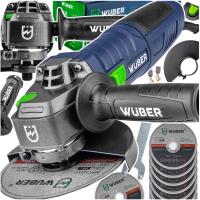 УГЛОВАЯ ШЛИФОВАЛЬНАЯ МАШИНА DIAX STRONG 10 ДИСКОВ 125 ММ НАБОР XXL WUBER