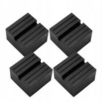 4x Car Jack Rubber Block Rubber Pad Rubber Plate Lifting Platform Jack Pad