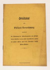 ТОРУНЬ НАЧ. XX в.-немецкий регламент