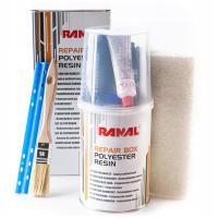 Набор полиэфирной смолы стеклянный коврик отвердитель добавки RANAL