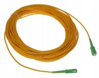 Patchcord jednomodowy Delta SC-APC/SC-APC 20 m żółty