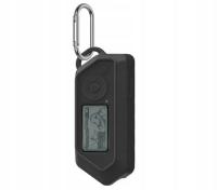 Черный силиконовый защитный чехол для Flipper Zero (застежка-карабин)